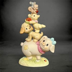 VTG Life Would be the Pits Without Friends Precious Moments Enesco Porcelain Y2K